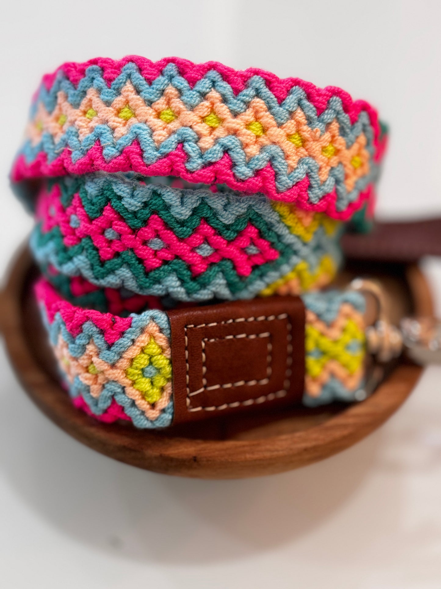 Wayuu Dog Leash - (4 Feet long and 1,8 Inches wide)