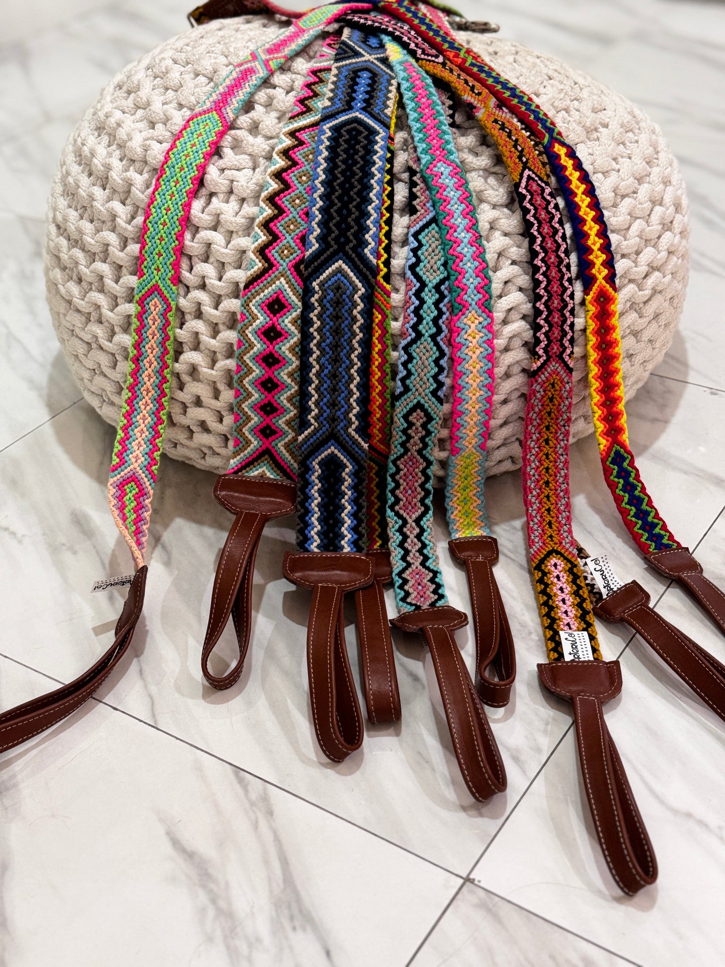 Wayuu Dog Leash - (4 Feet long and 2 inches wide)