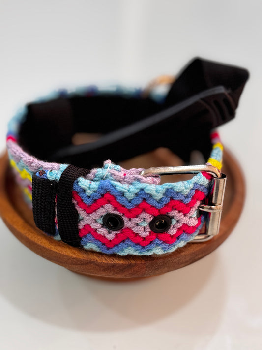 Wayuu Dog Collar - Fully Threaded Design - Medium (16.5 inches)